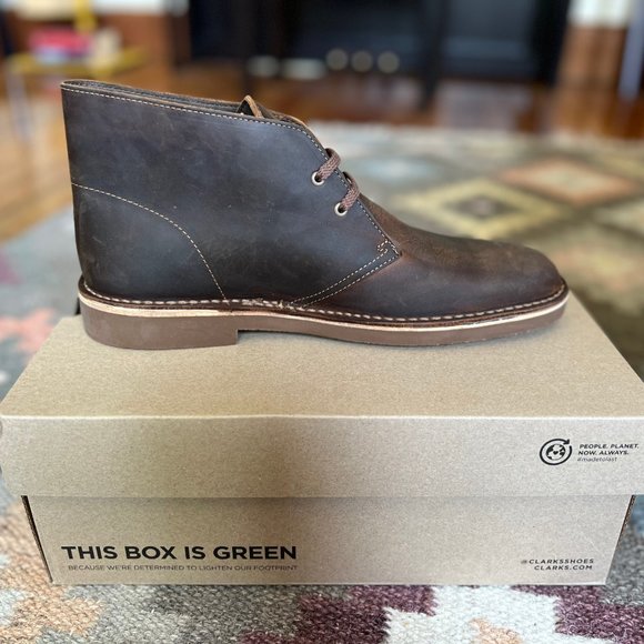 Men's Bushacre 2 Chukka Boots in Beeswax leather from Clark's - Picture 6 of 11